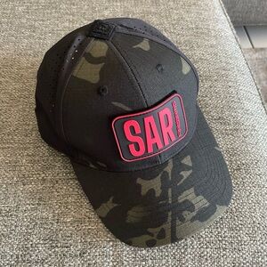 Mens Camouflage Cap - Black and Green